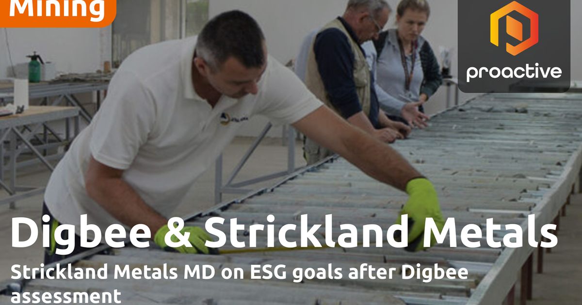 Strickland Metals MD on ESG goals after Digbee assessment [Video]