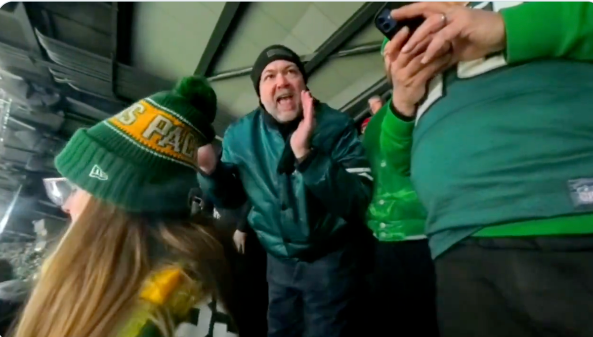 Eagles fan fired from consulting job after vile rant at female Packers fan goes viral [Video]