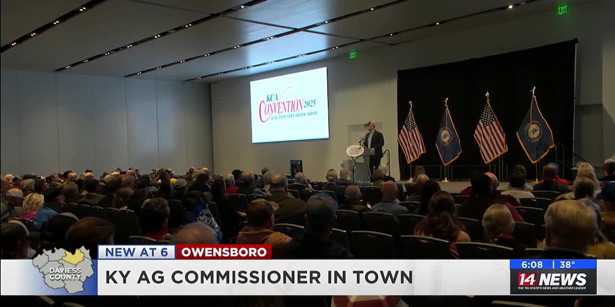 Ky. Ag. Commissioner speaks with farmers in Owensboro [Video]