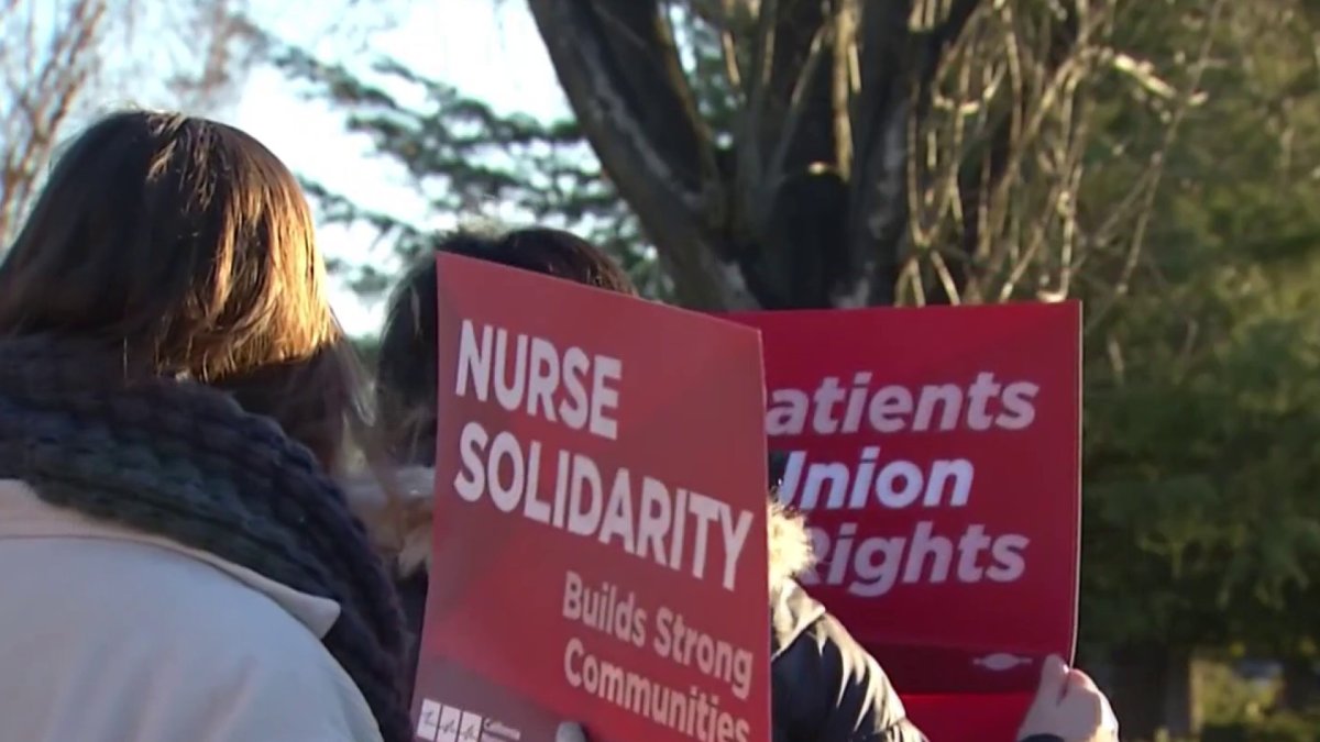 Thousands of nurses protest outside Bay Area hospitals  NBC Bay Area [Video]