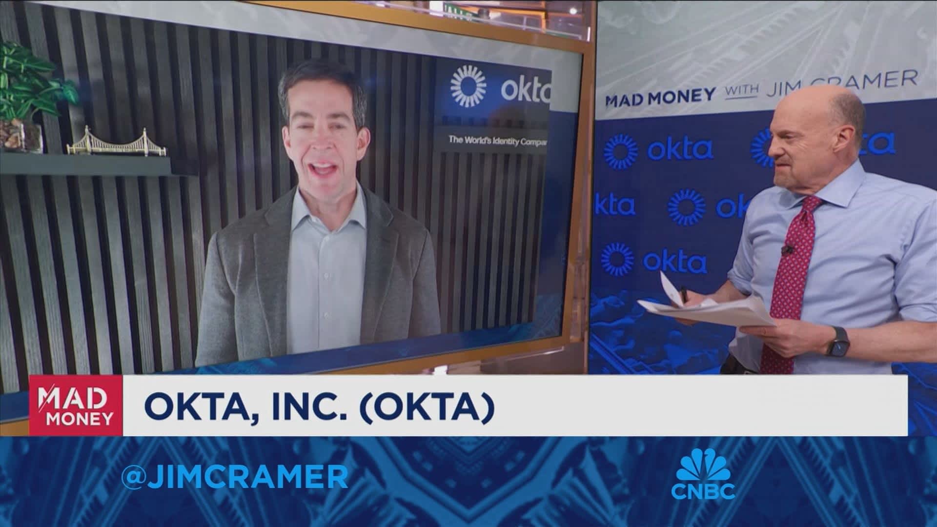 Okta CEO Todd McKinnon goes one-on-one with Jim Cramer [Video]