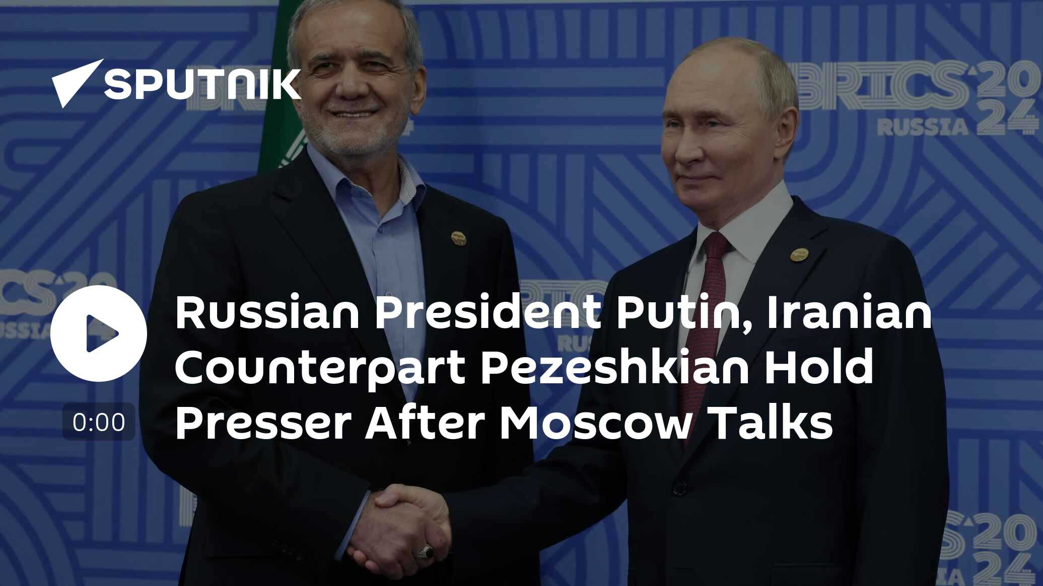 Putin Hold Talks With Iranian President Pezeshkian [Video]