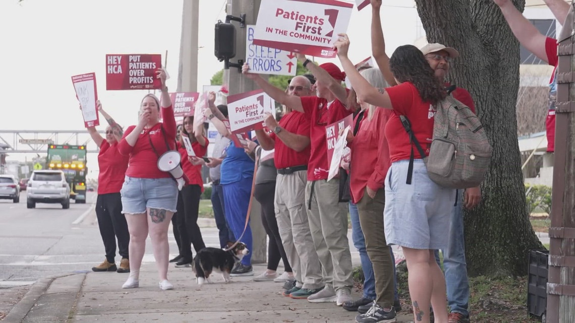 Tampa Bay nurses demand safer staffing levels, protections against AI [Video]