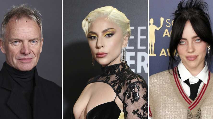 Sting, Billie Eilish, Gaga & more [Video]