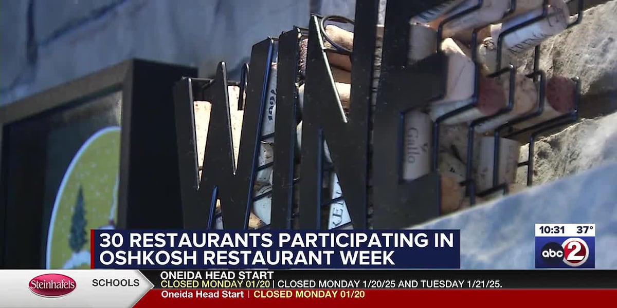 Several Oshkosh restaurants welcoming customers for Restaurant Week [Video]