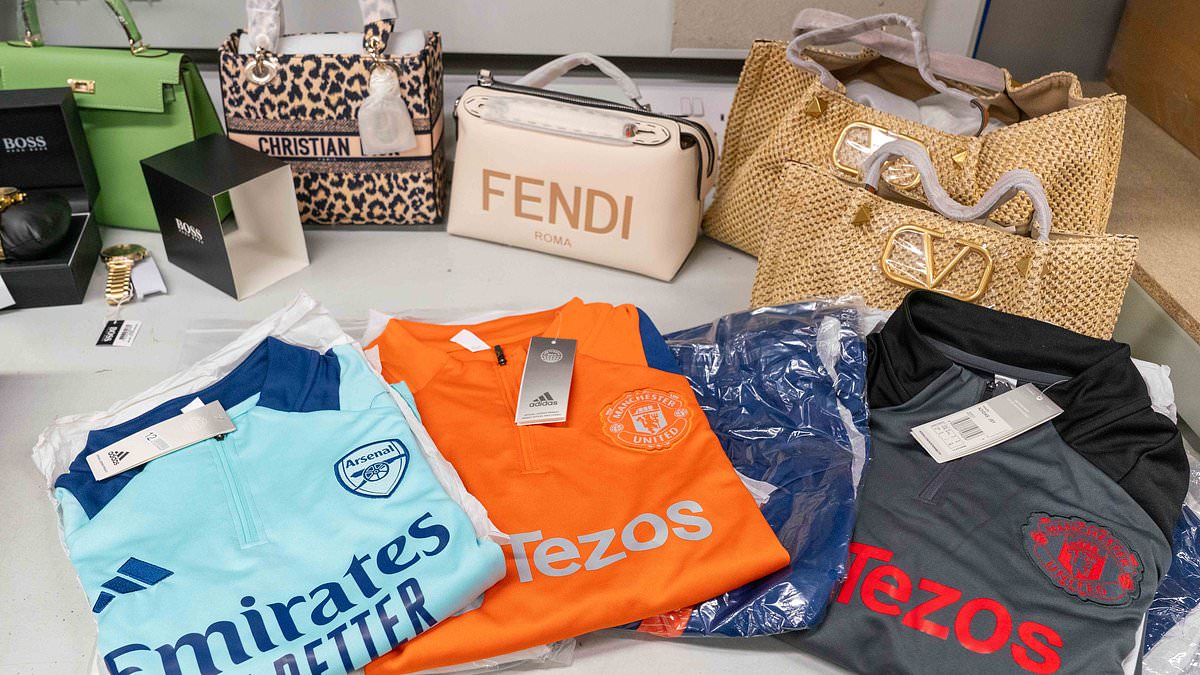 The 4.5m haul of designer fakes seized at Britain