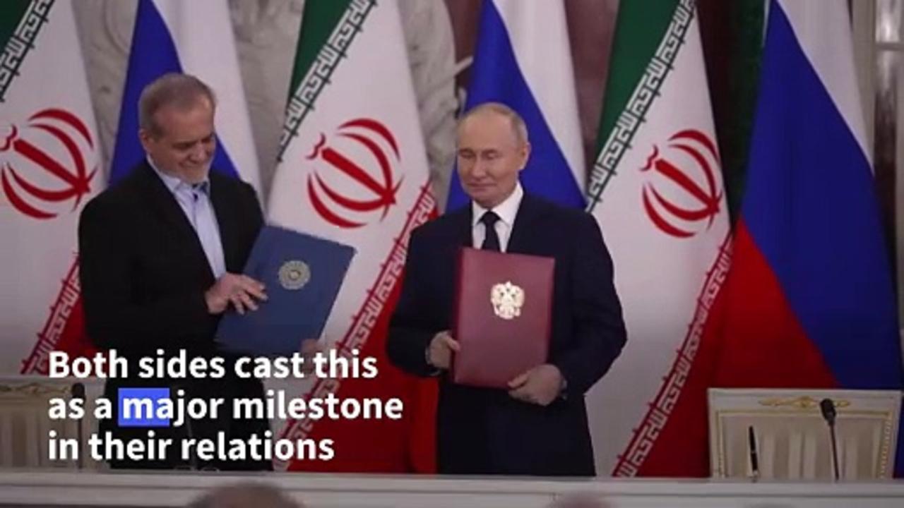 Russia and Iran sign ‘comprehensive strategic [Video]