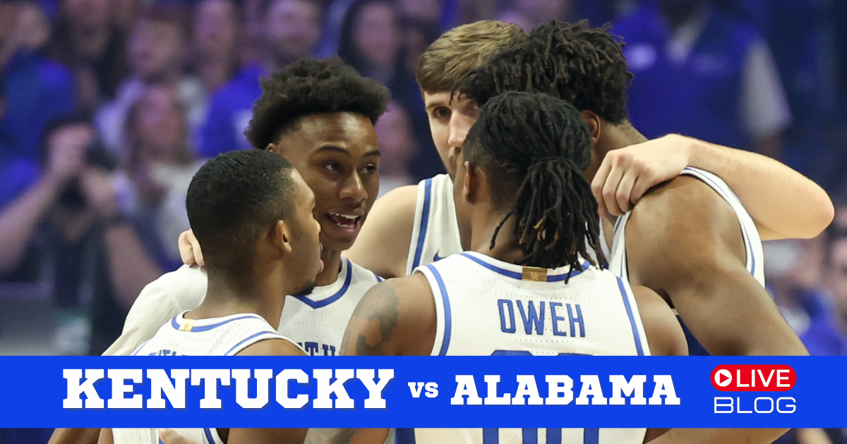 LIVE BLOG: No. 8 Kentucky vs. No. 4 Alabama [Video]