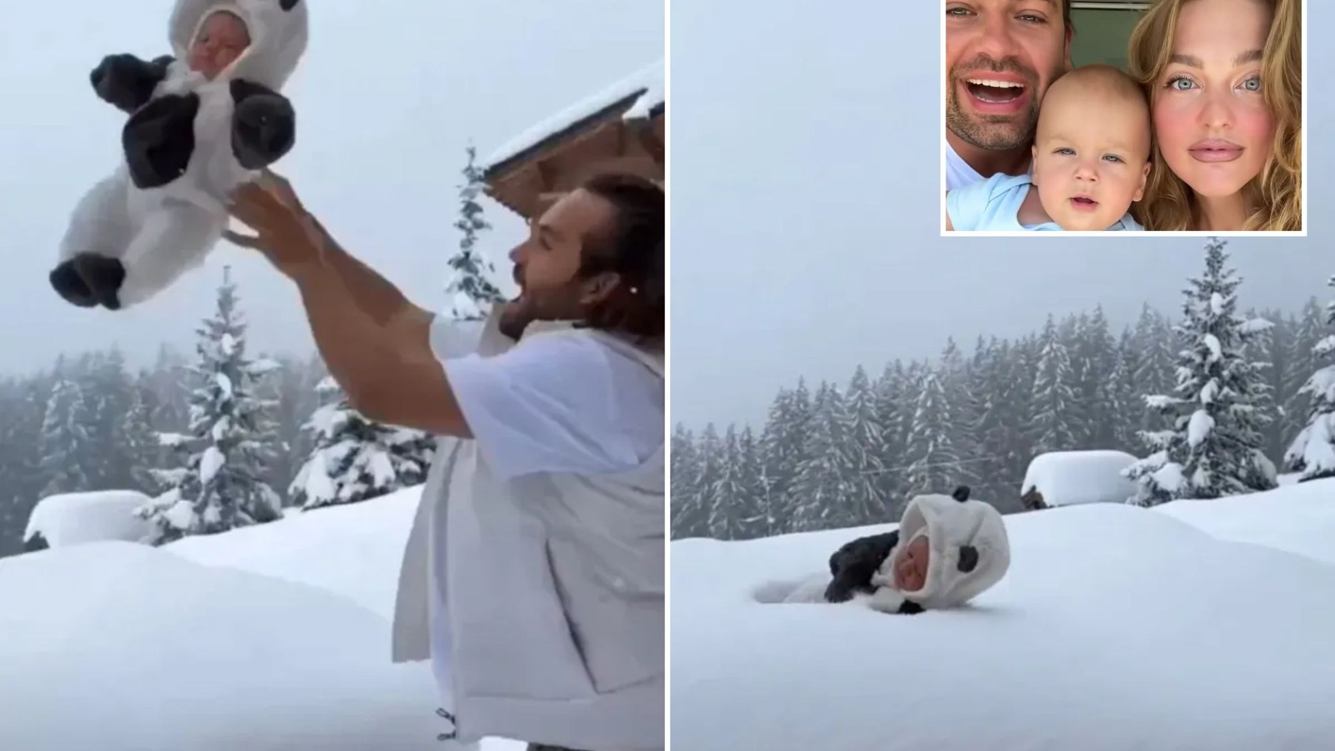 Millionaire influencer wanted by cops over viral video showing him throwing his baby into snowdrift for likes  The US Sun