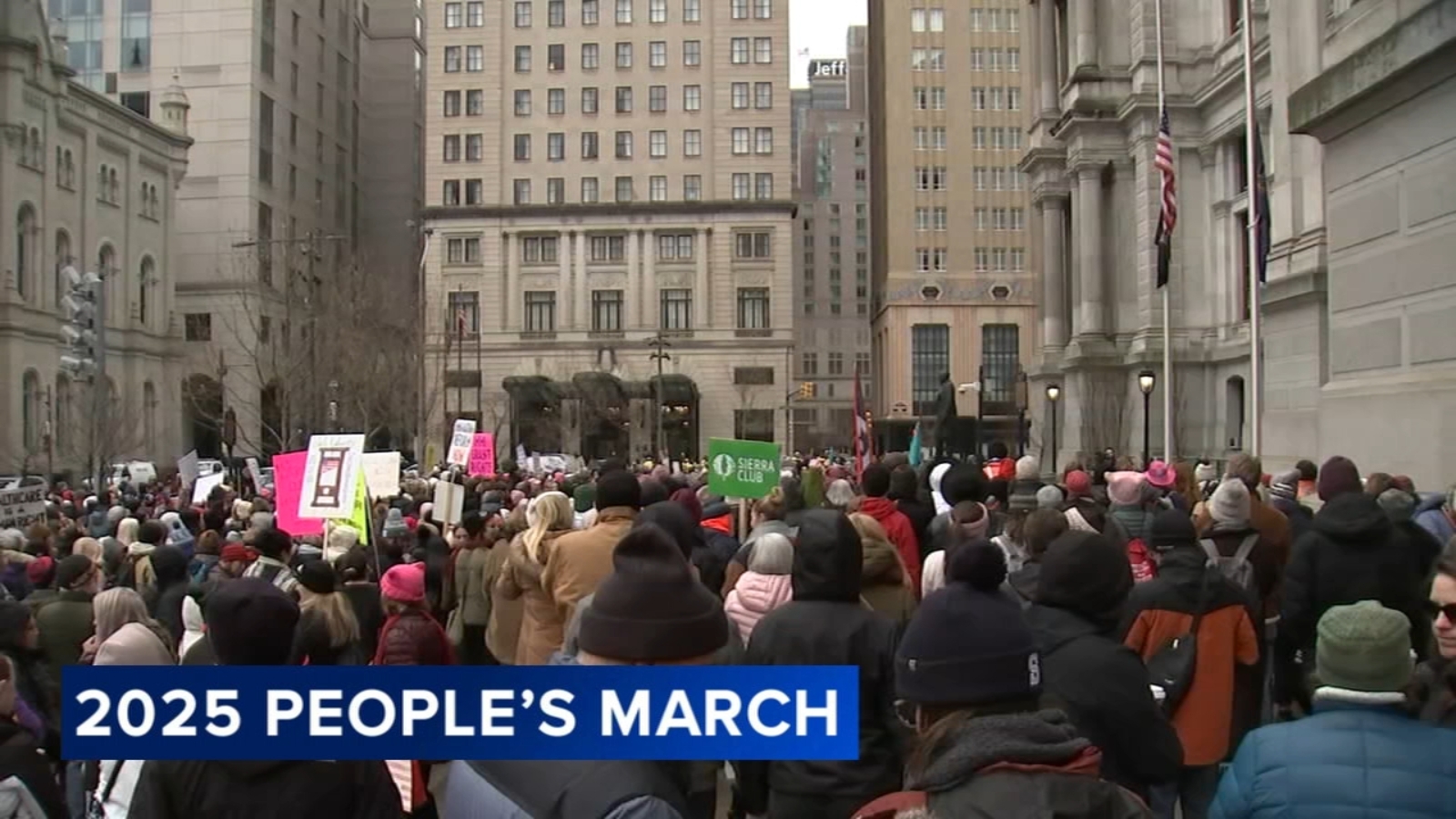 Hundreds of People’s March demonstrators rally in Philadelphia [Video]