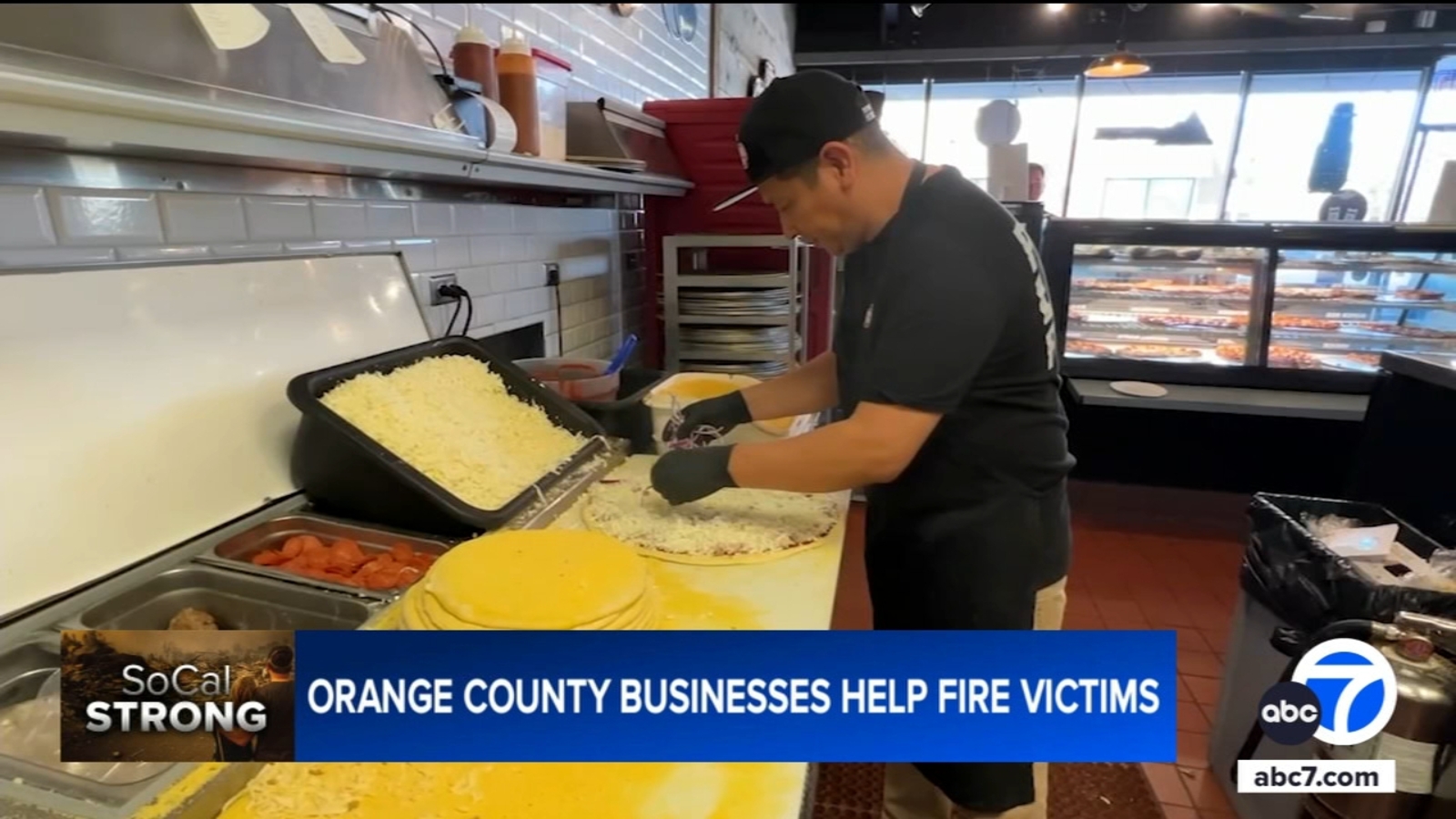 From pizza fundraisers to handwritten letters, how Orange County is helping Los Angeles wildfire victims [Video]