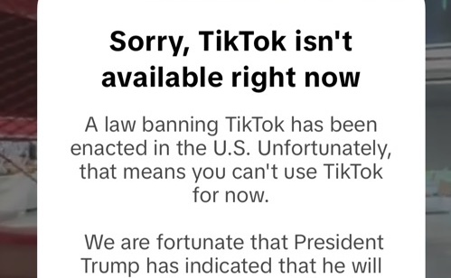 TikTok shouts out Trump as app goes dark for millions of users across US [Video]