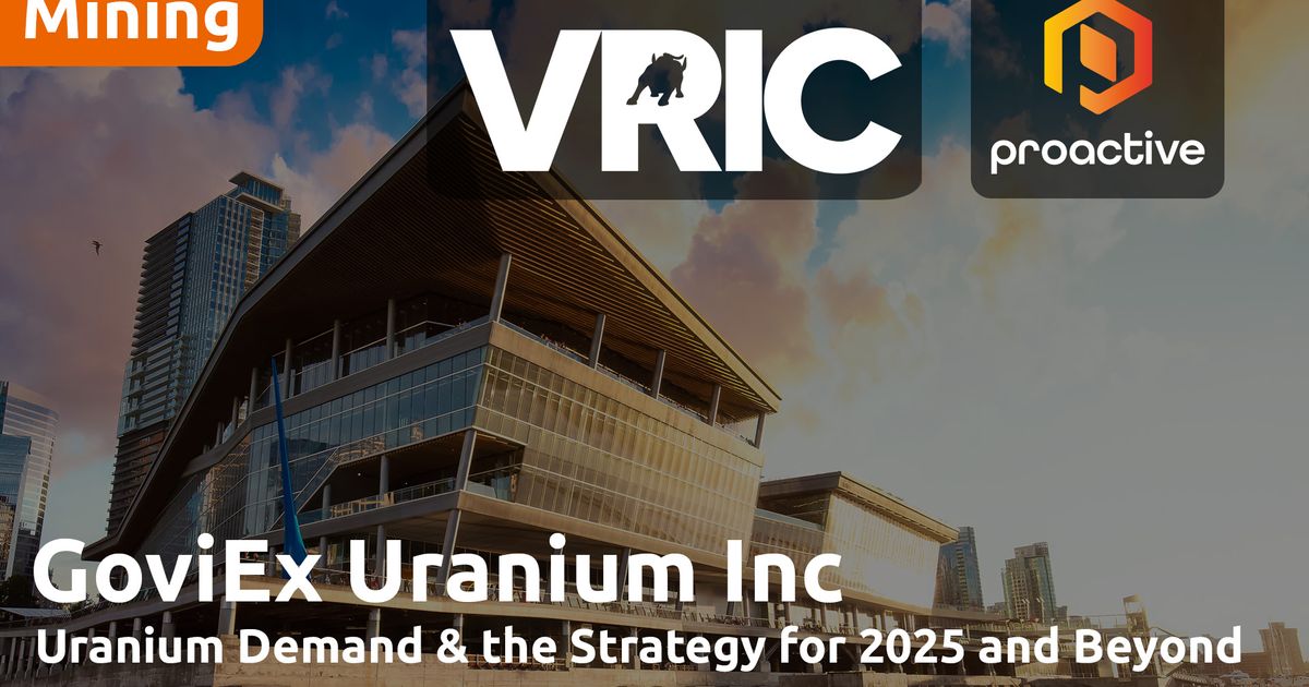 Goviex Uranium CEO Discusses Muntanga Project and 2025 Outlook at VRIC [Video]