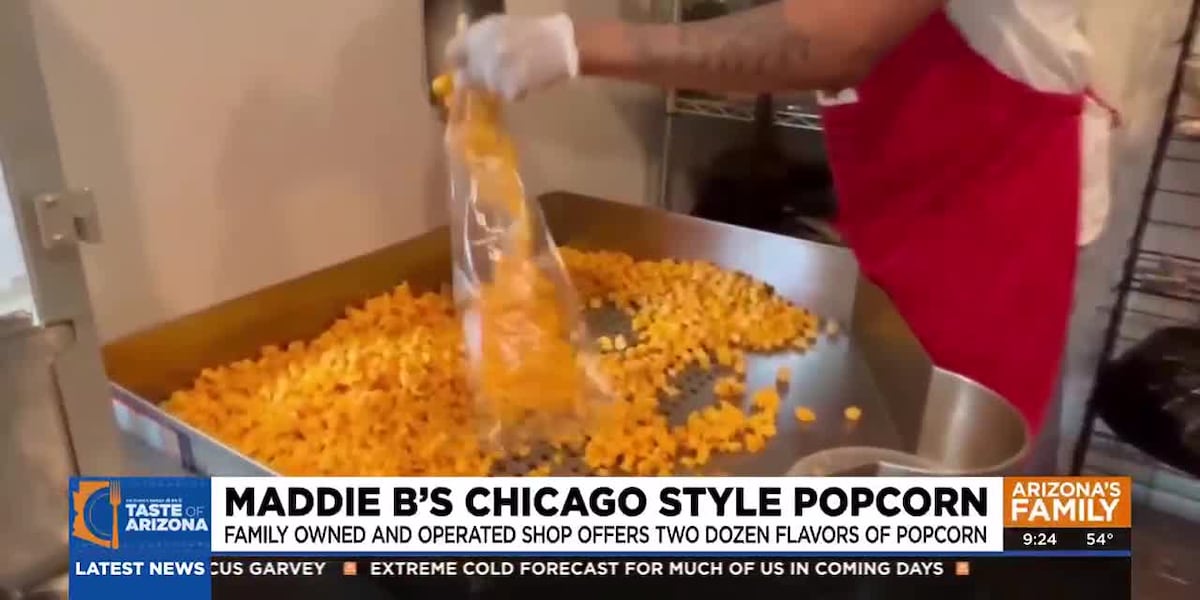 Family-owned shop Maddie B’s selling Chicago style popcorn in Phoenix [Video]