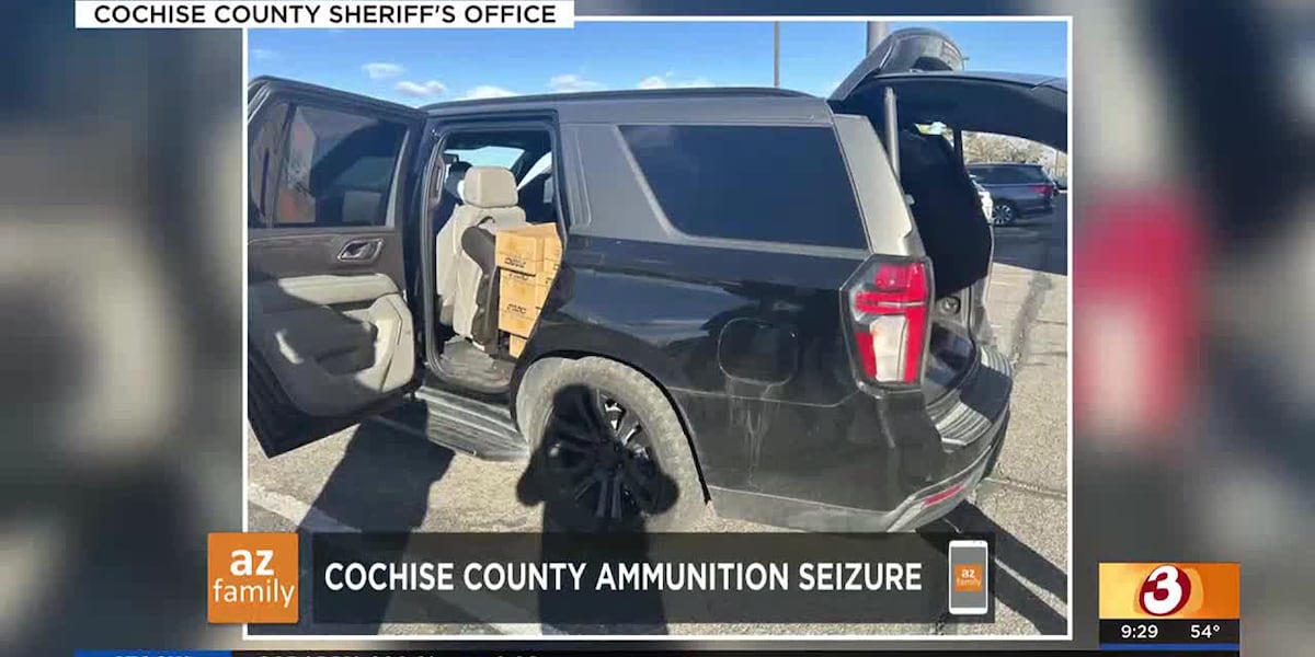 Thousands of rounds of ammunition seized in southern Arizona [Video]