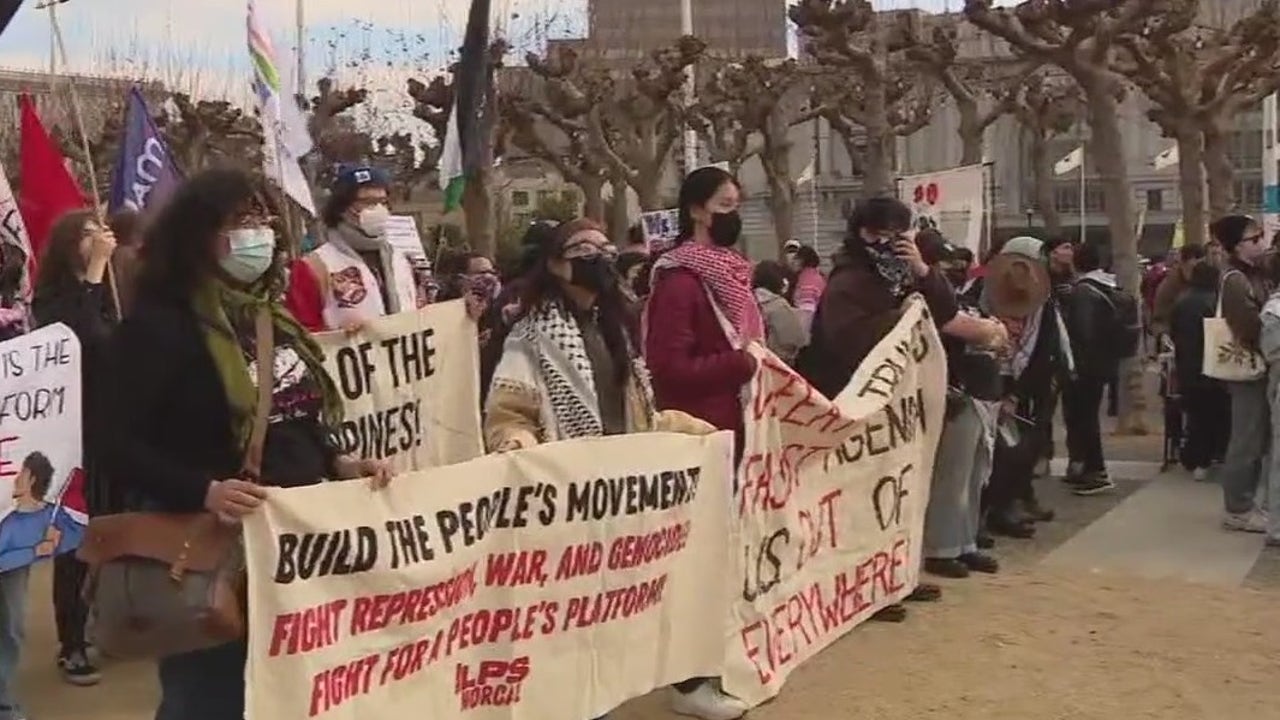 Hundreds at anti-Trump rally in San Francisco [Video]