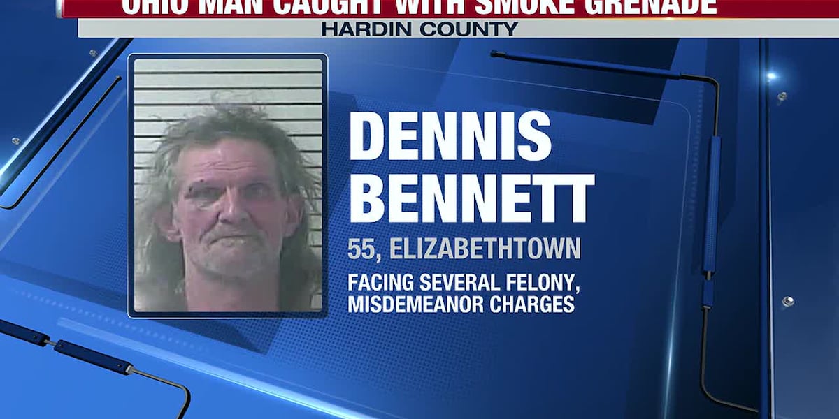 Hardin County officials encounter subject with smoke grenade [Video]