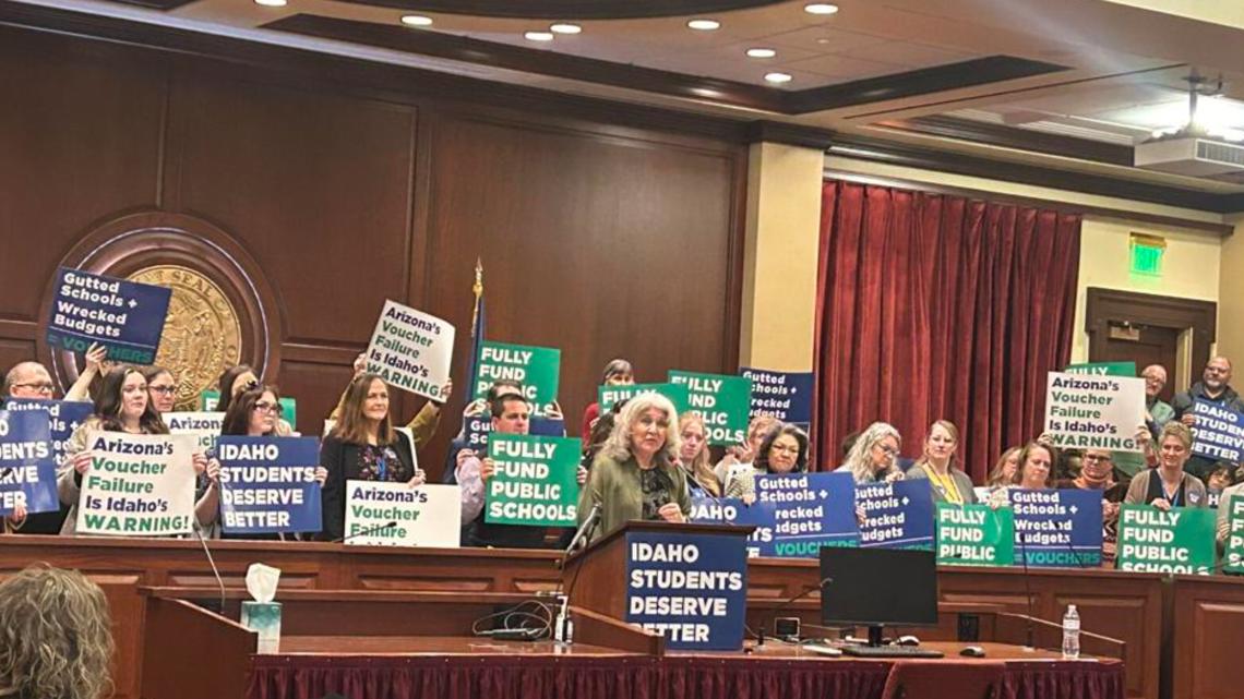 Teacher, school boards, administrator unions ask lawmakers to reject private ‘school choice’ proposals [Video]