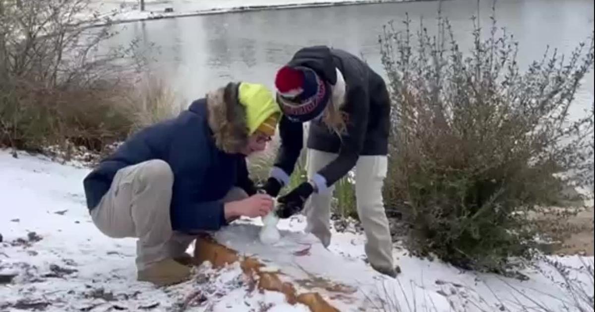 Making a snowman at Texas A&M [Video]