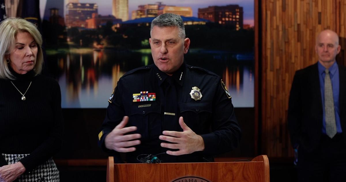 Omaha Police Chief Todd Schmaderer addresses OPD