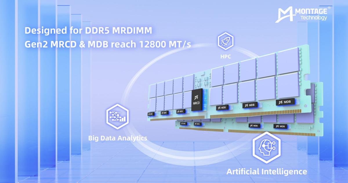 Montage Technology Delivers Gen2 MRCD & MDB Engineering Samples for DDR5 MRDIMM | PR Newswire [Video]