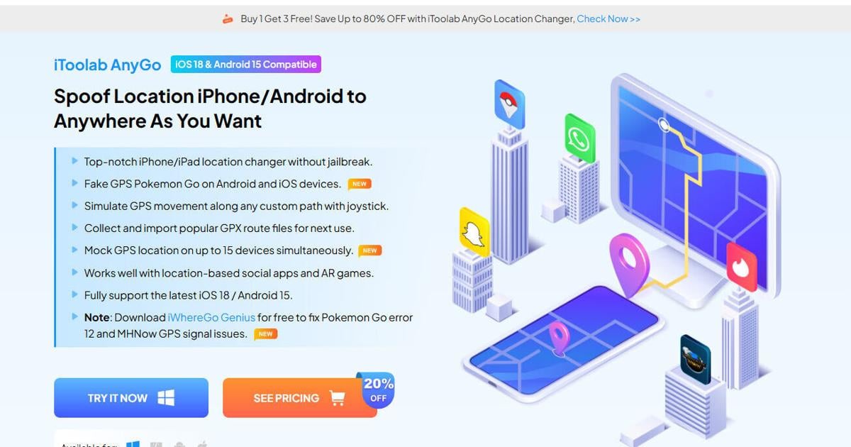 [Latest!] iToolab AnyGo: Best of 2025 Pokemon GO Spoofer | PR Newswire [Video]
