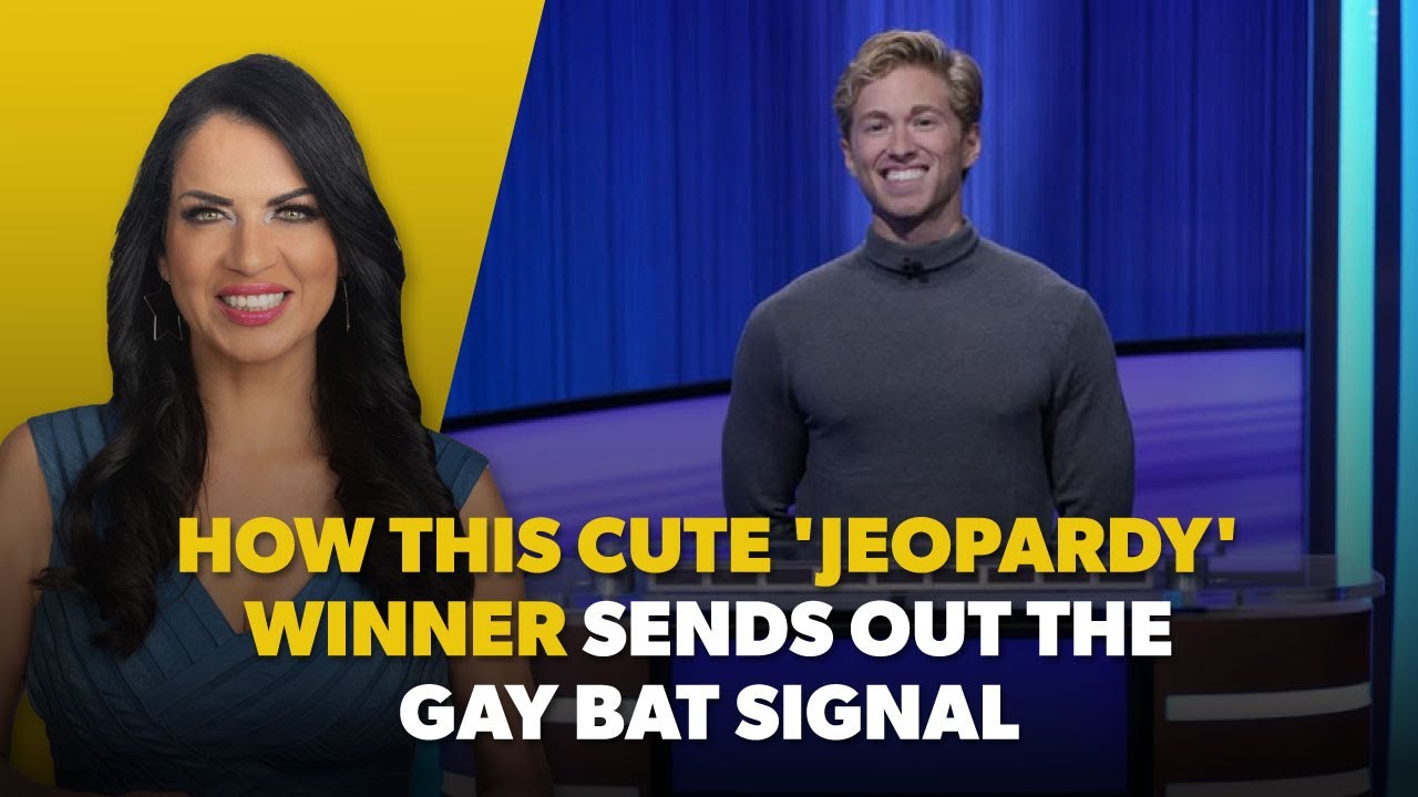 This Cute Jeopardy! Winner Sends Out The Gay Bat Signal [Video]