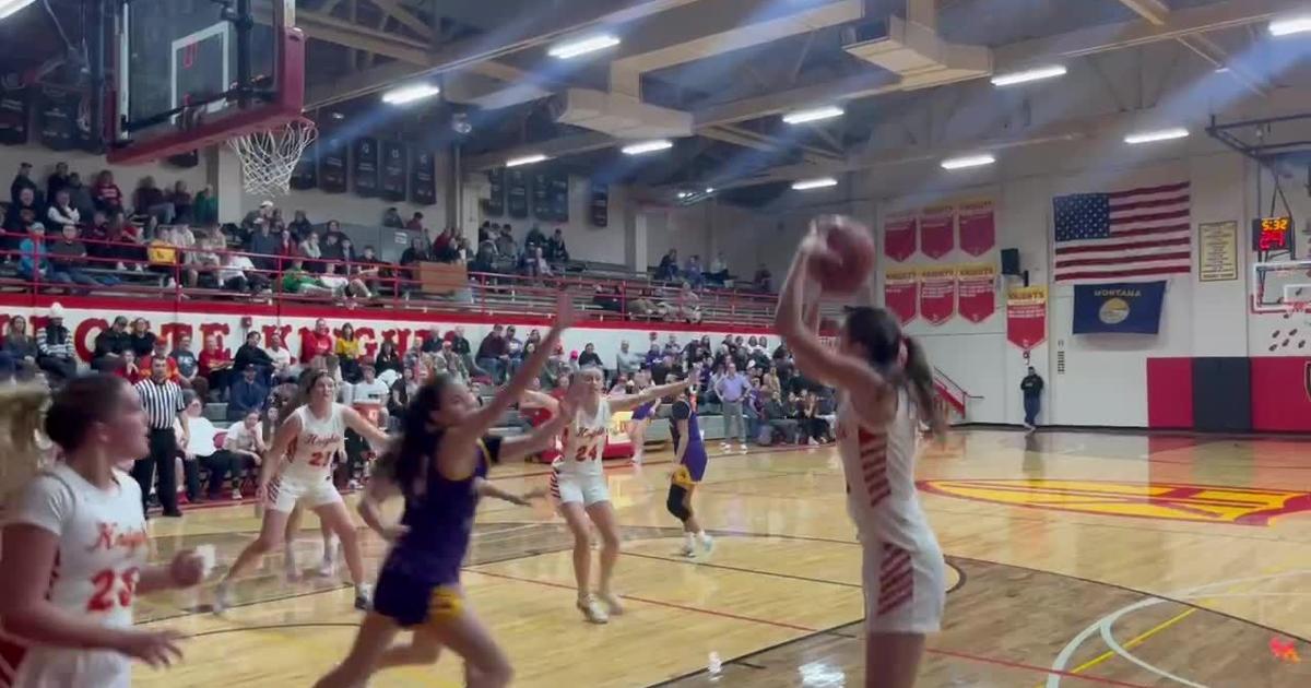 Missoula Hellgate sophomore Paisley Johnson makes a mid-range shot against Missoula Sentinel Friday night. [Video]