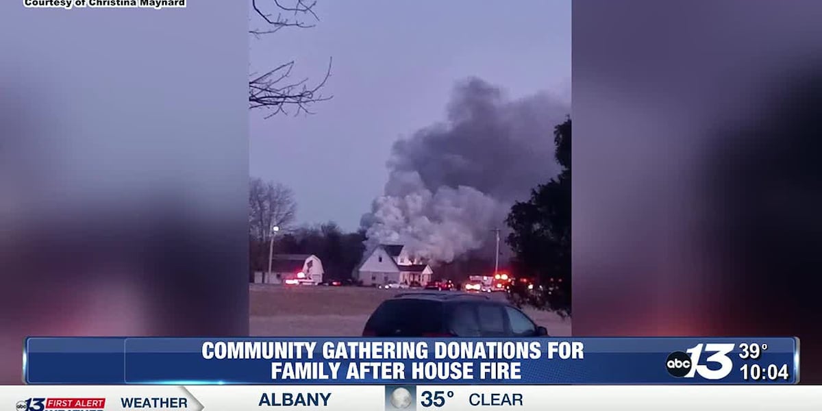 Community gathering donations for Bowling Green family after house fire [Video]