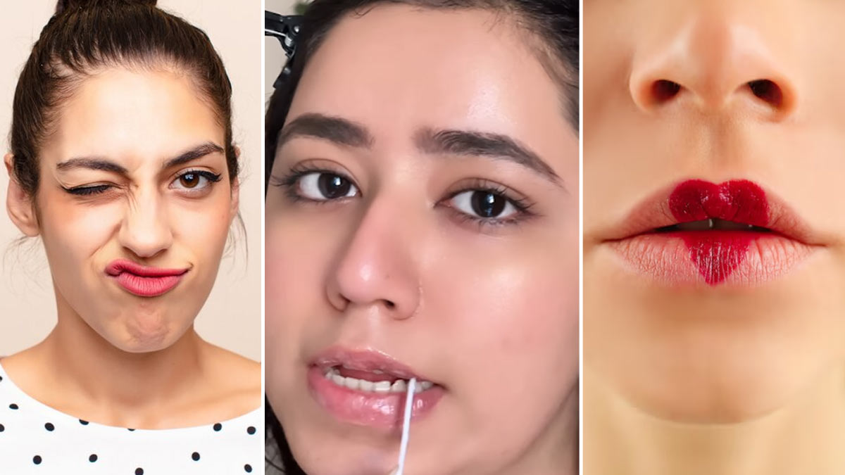 Influencer Uses Dental Floss For Removing Rough and Dry Skin Cells On Lips: Expert Weighs In, Shares Tip For Lip Care<!-- --> [Video]